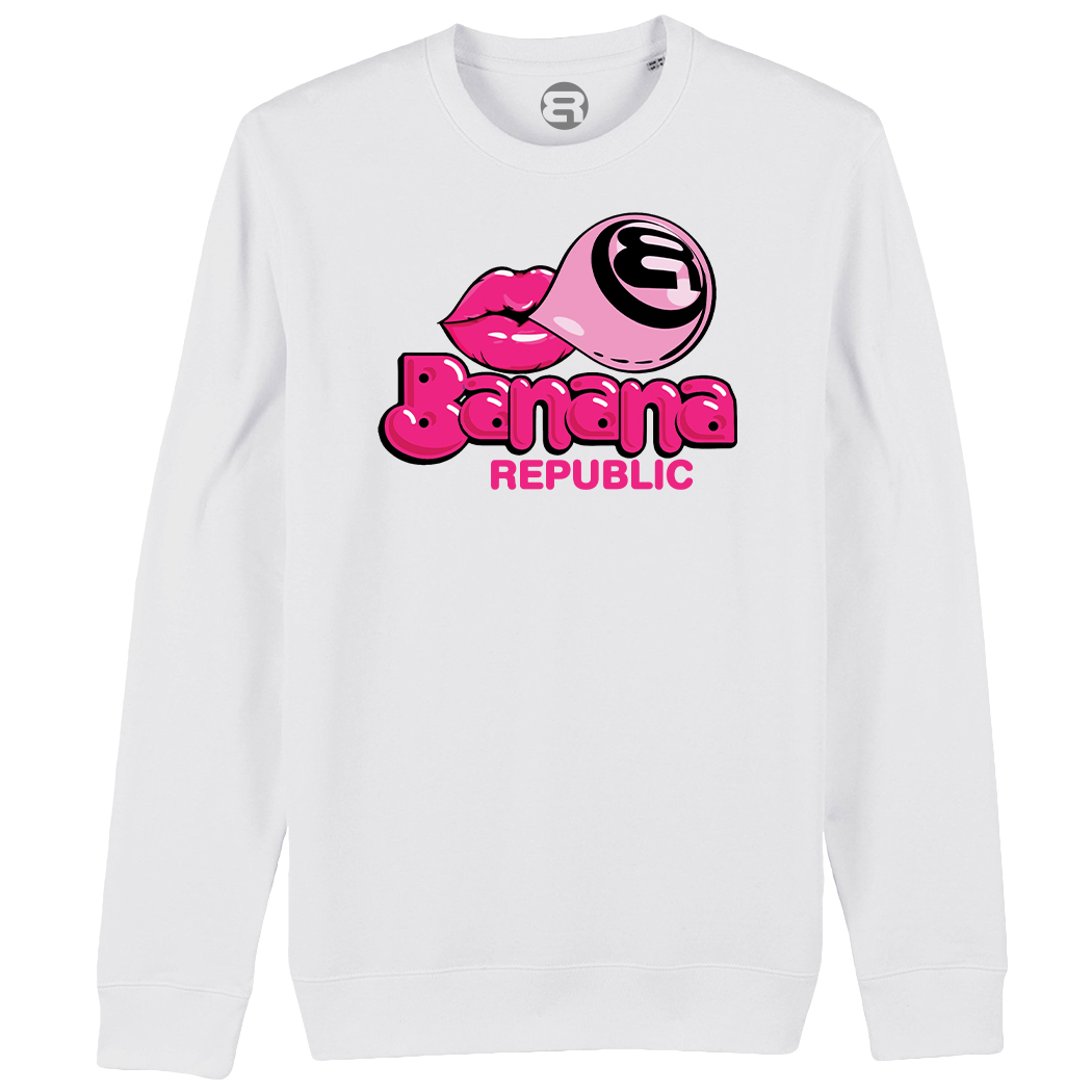 FELPA GIROCOLLO - BANANA REPUBLIC BUBBLE white